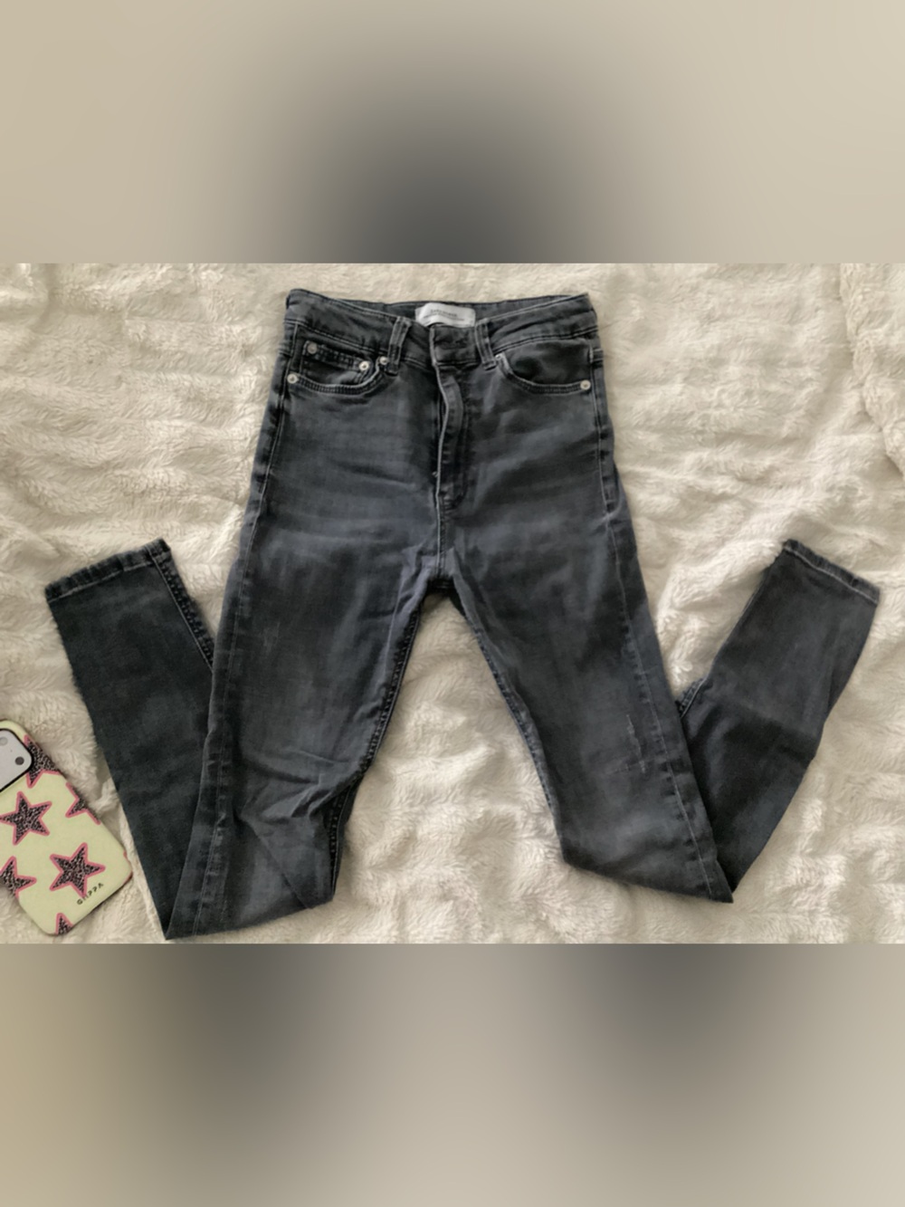 Zara Women's Dark Gray Skinny Jeans